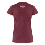 TuSLi Classics T-Shirt Frauen - Bordeauxrot meliert