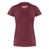 TuSLi Classics T-Shirt Frauen - Bordeauxrot meliert